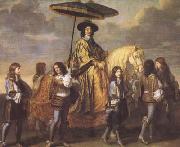 LE BRUN, Charles Chancellor Seguier at the Entry of Louis XIV into Paris in 1660 (mk08) Sweden oil painting artist